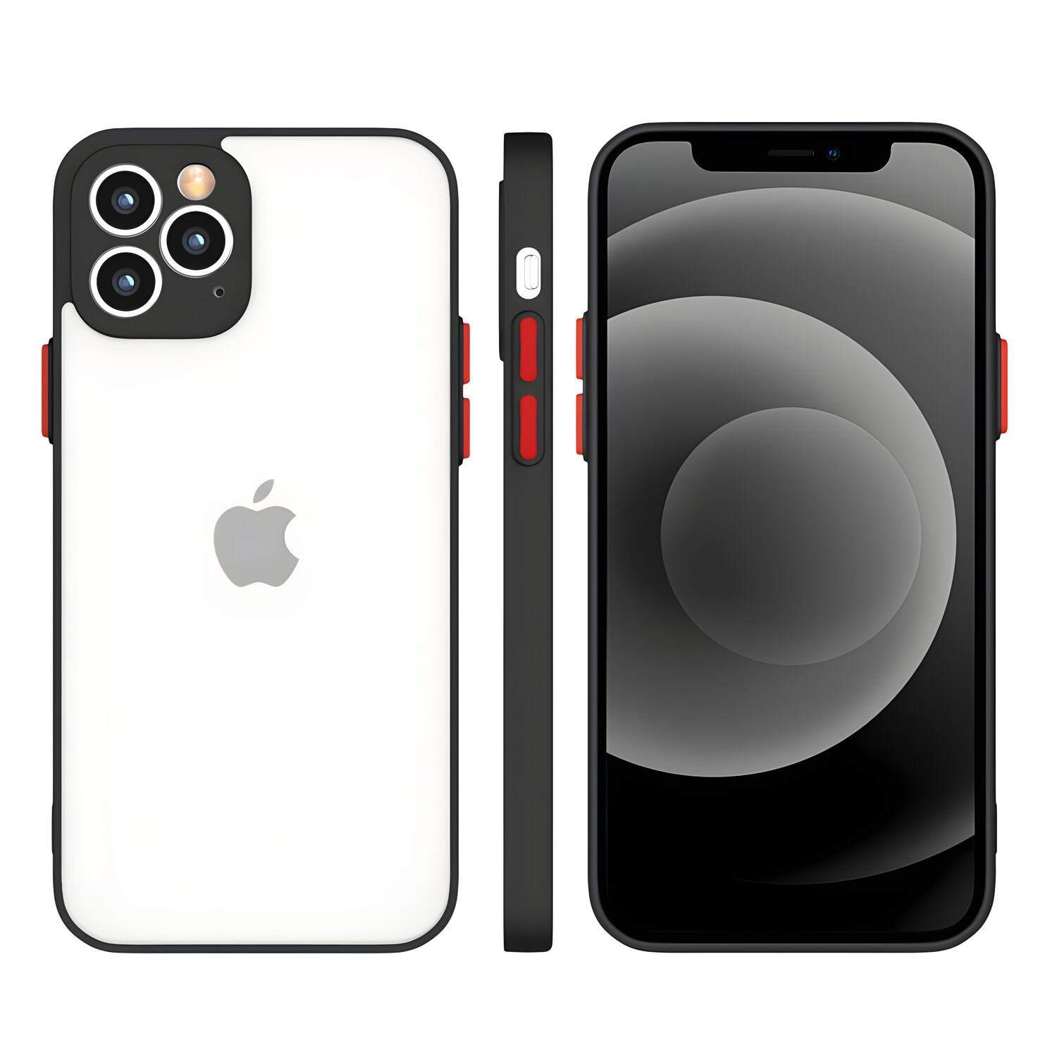 Silikónové flexibilné puzdro Milky Case pre Apple iPhone 12 Pro Max - Čierna