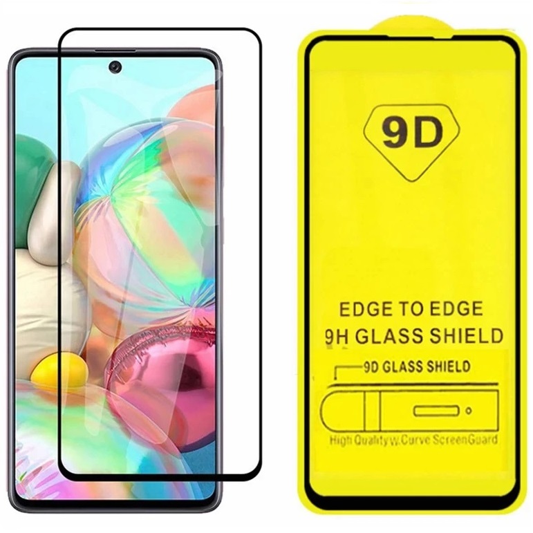 9D ochranné sklo Fénix pre Samsung Galaxy A7 2018 - Čierna