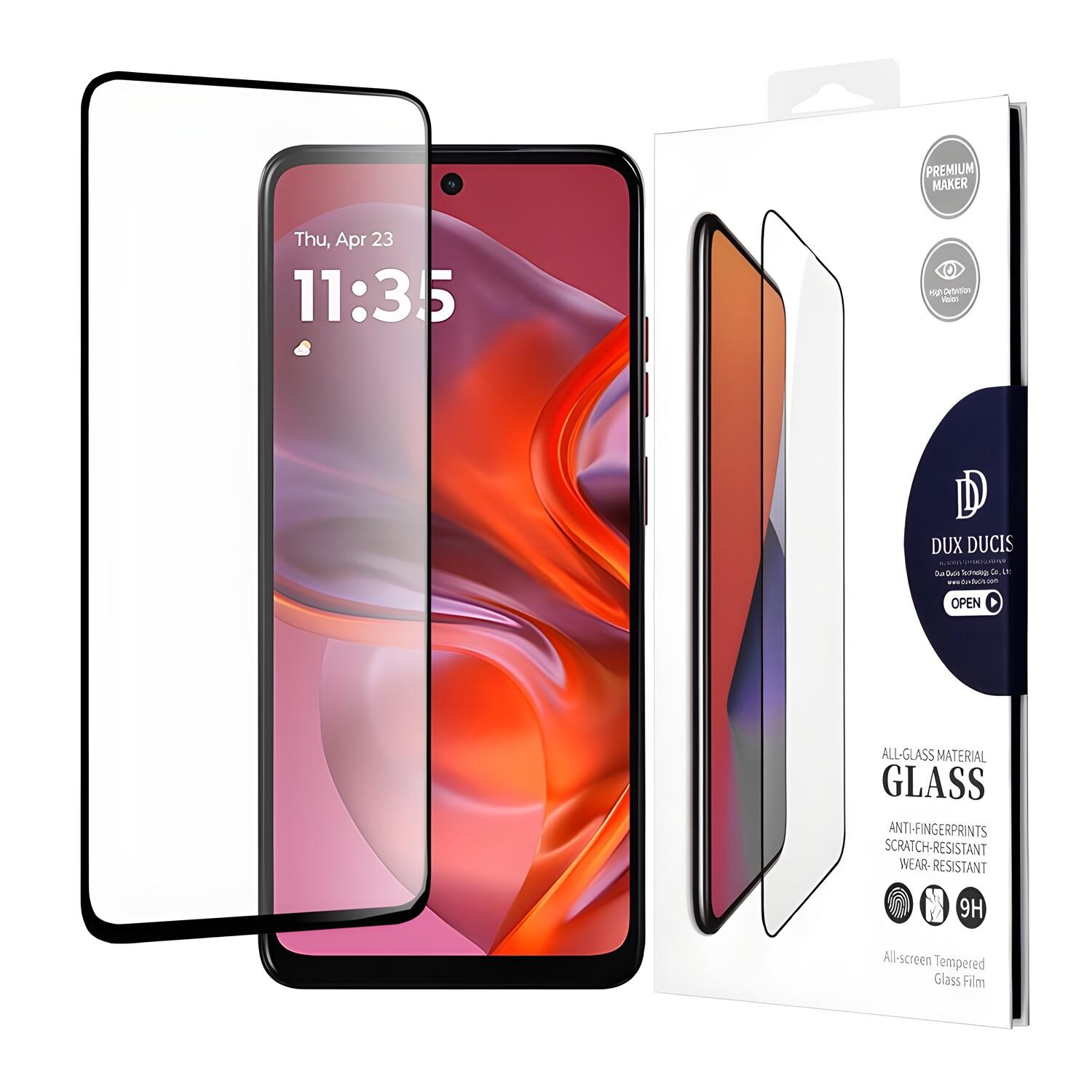 Dux Ducis 10D Tvrdené sklo pre Motorola Moto G05/Moto E15 - Čierna