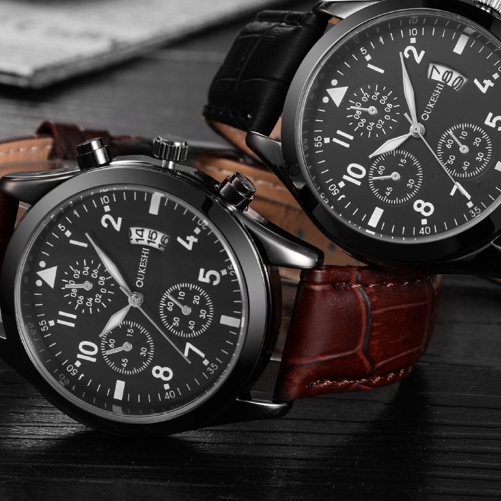 Hodinky QU-12155 - Čierna