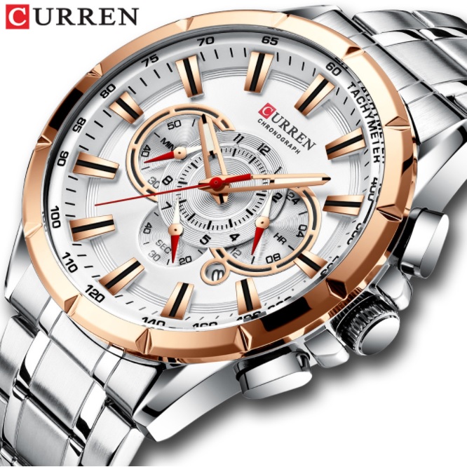 Hodinky CURREN ZE-14353 - Strieborná/Čierna
