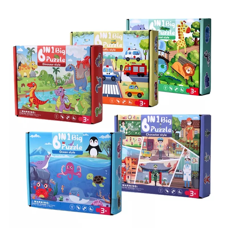 Detské drevené puzzle - Charakter