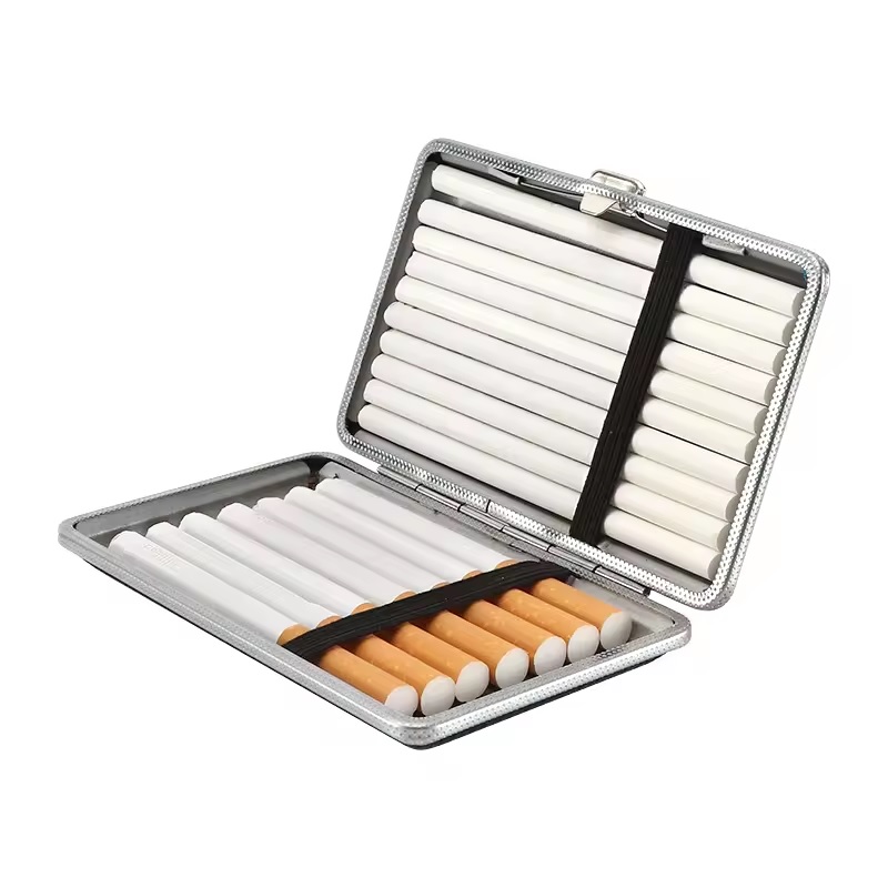 Tabatierka na cigarety SM-31317 - Strieborná