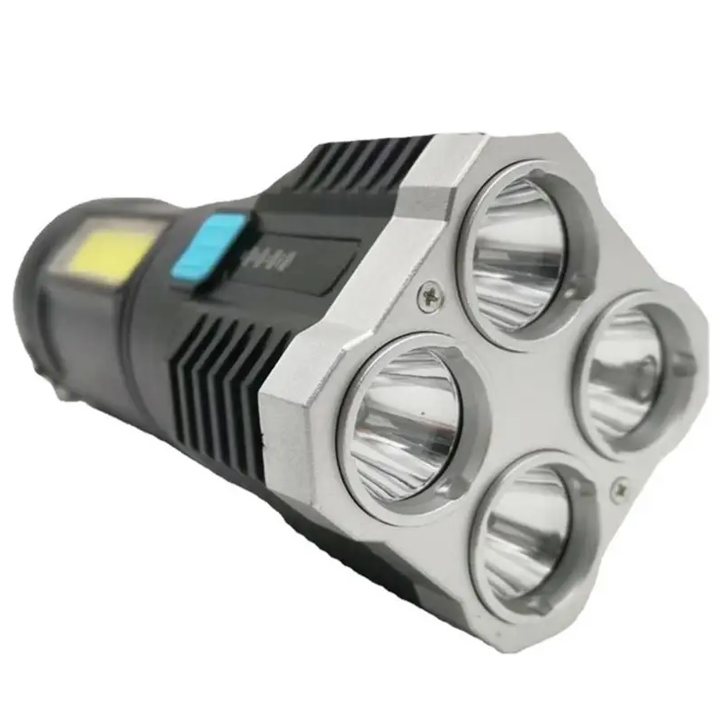 Maxi LED baterka s USB nabíjaním-Čierna