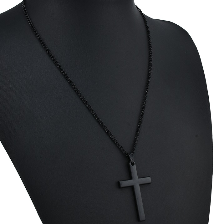 Náhrdelník Cross-Strieborná