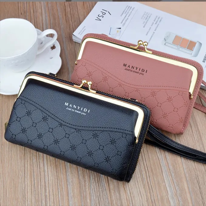 Crossbody Peňaženka LE-25219 - Sivá