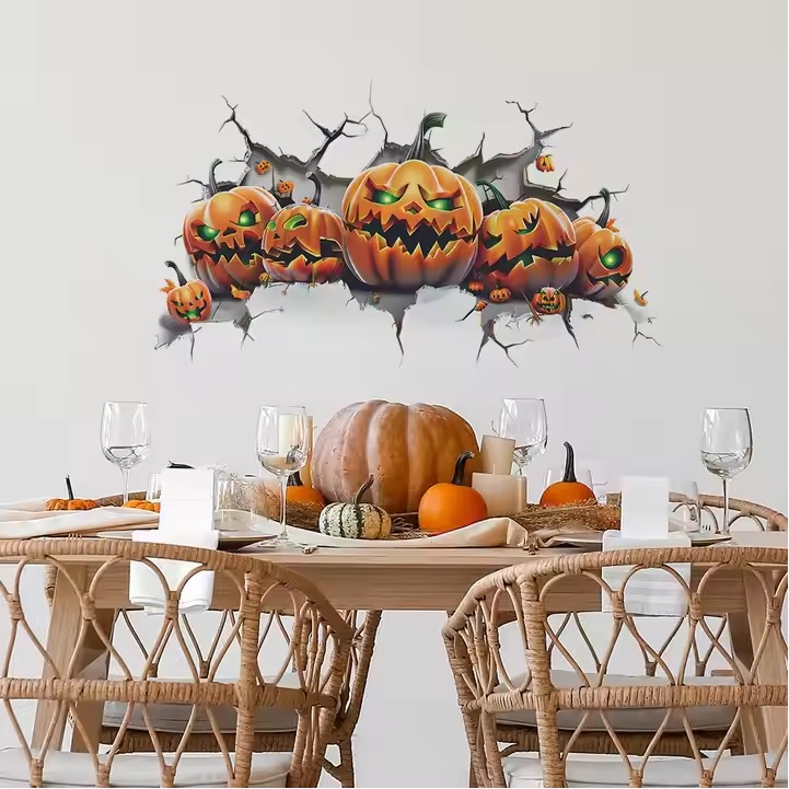 Samolepka na stenu/Tapeta Pumpkins/Typ2