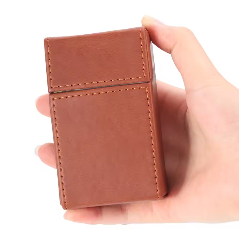 Tabatierka na cigarety CO-31303 - Hnedá
