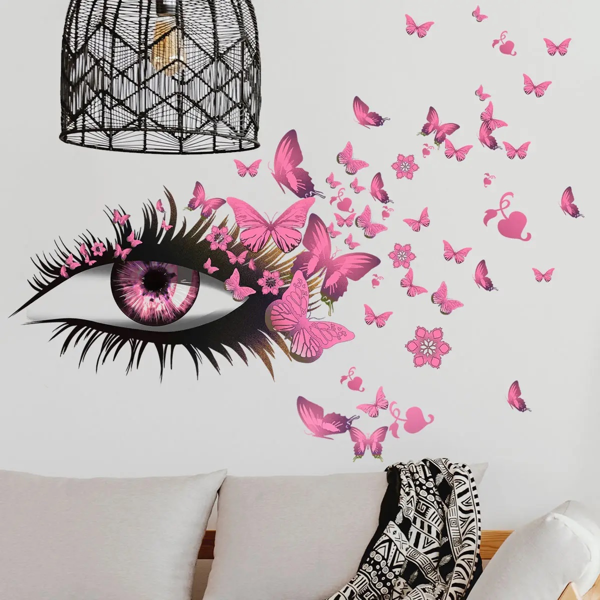 Samolepka na stenu/Tapeta Woman Eye