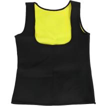 Dámske Neoprénové Fitness Tielko FP-40416 - Čierna/Žltá/L