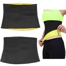 Neoprénový Fitness Pás CO-40432 - Čierna/Žltá/M