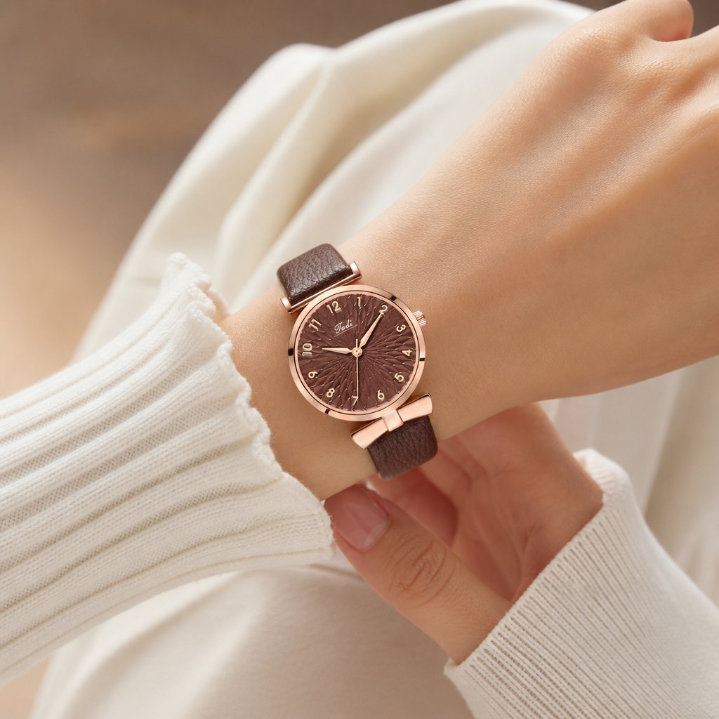 Hodinky VE-13012 - Tmavo Hnedá